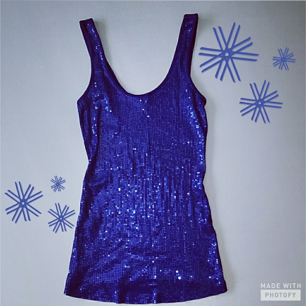 Express Sequin Tank